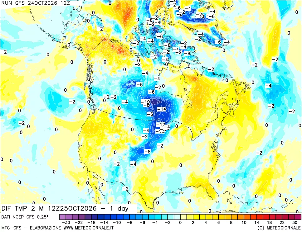 mappa Dif. Temp -24 ore