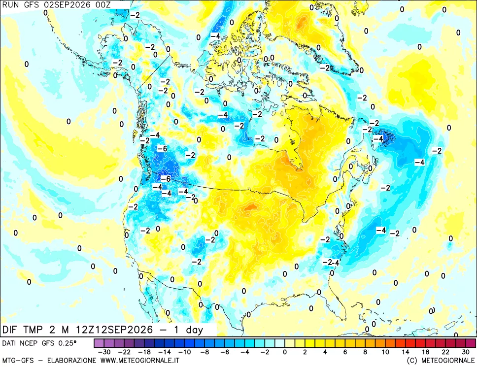 mappa Dif. Temp -24 ore