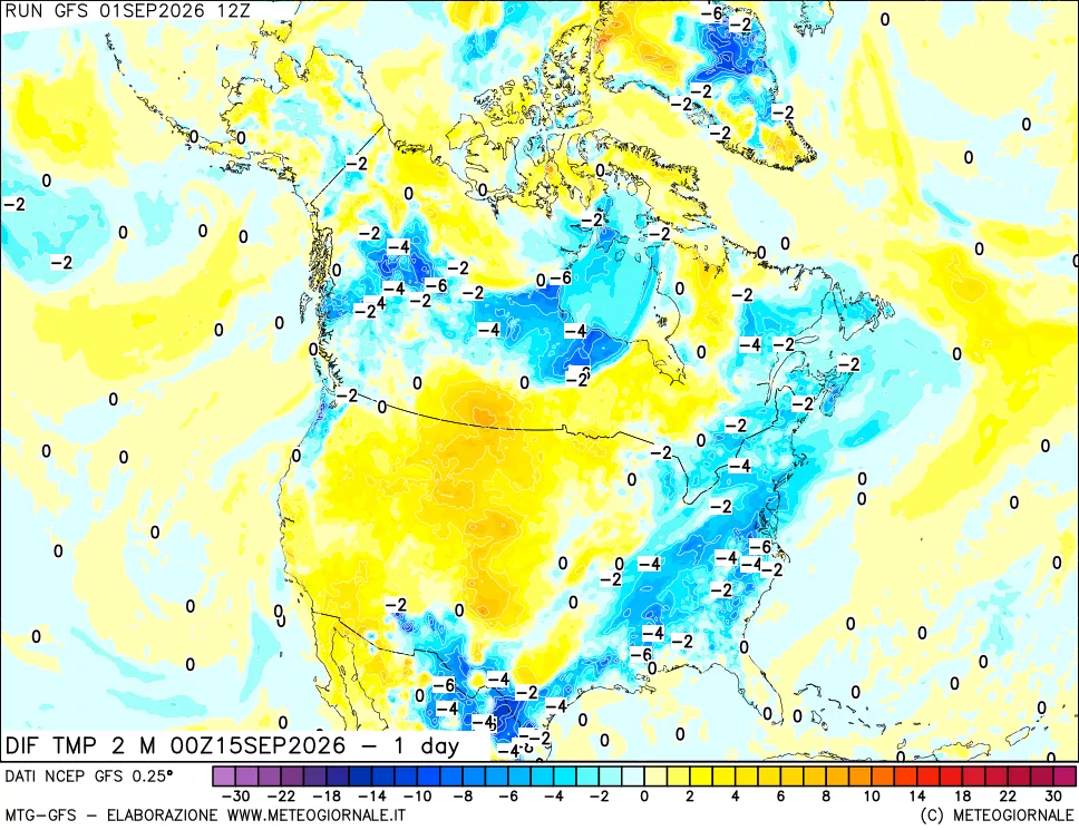 mappa Dif. Temp -24 ore
