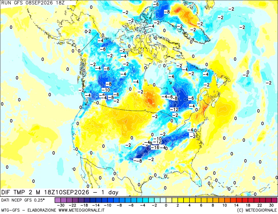 mappa Dif. Temp -24 ore