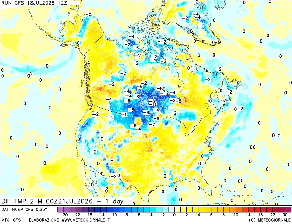 mappa Dif. Temp -24 ore