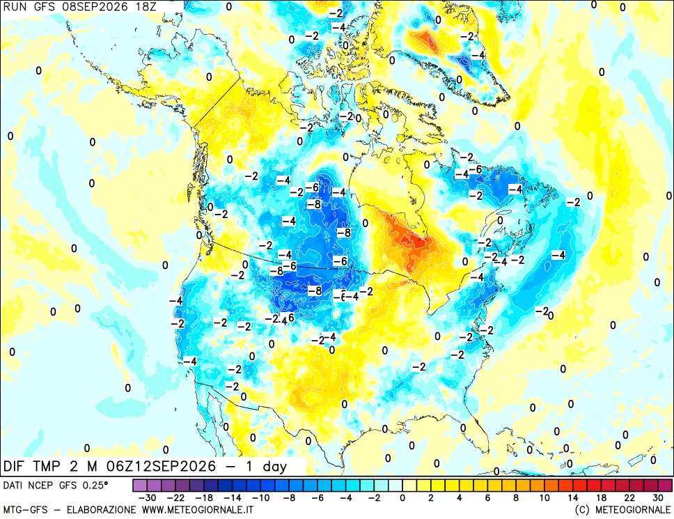 mappa Dif. Temp -24 ore