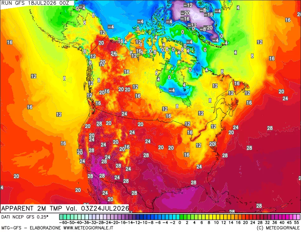 mappa Temp percepita