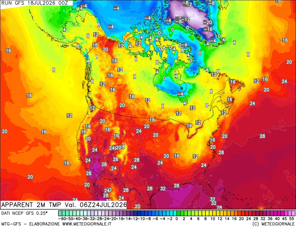 mappa Temp percepita