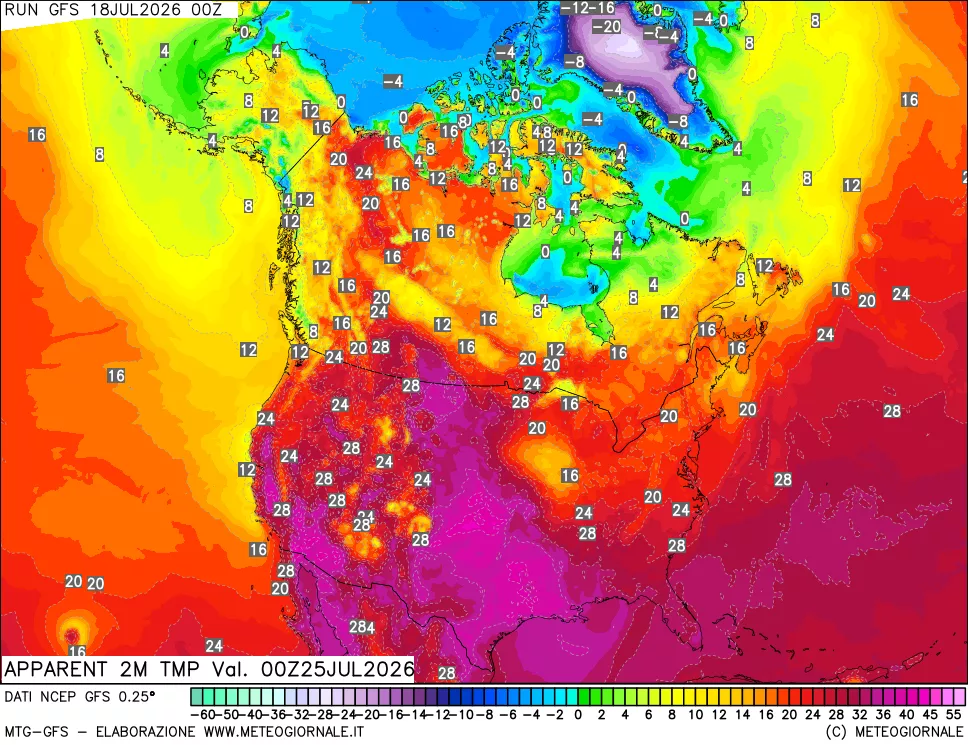 mappa Temp percepita