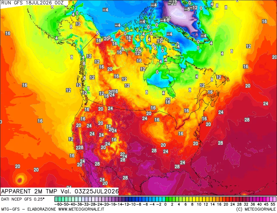 mappa Temp percepita