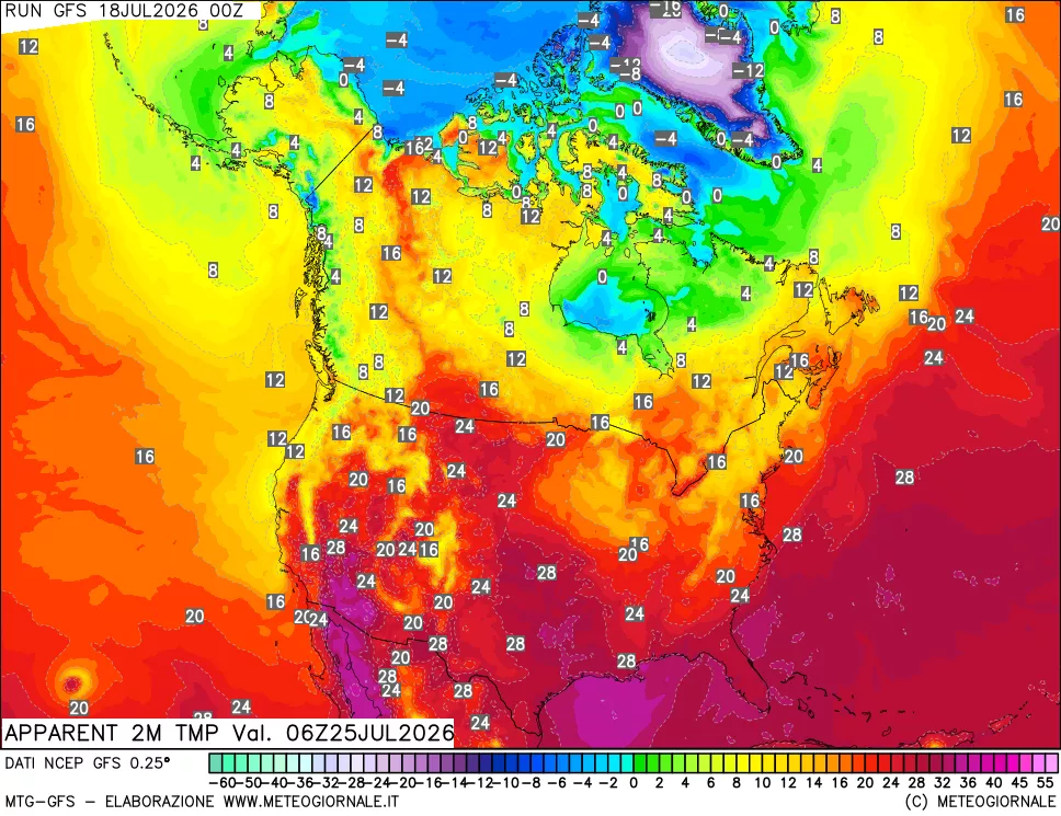 mappa Temp percepita