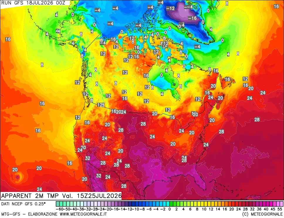 mappa Temp percepita
