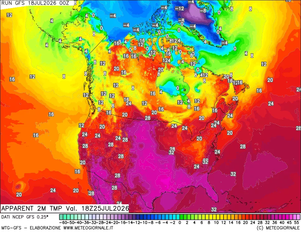 mappa Temp percepita