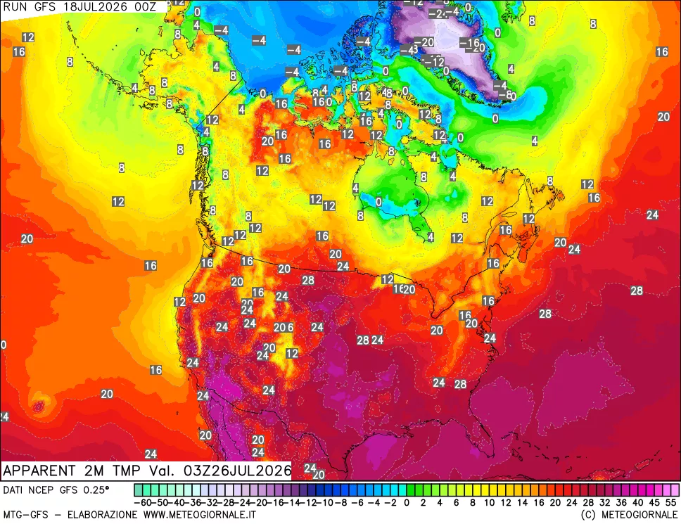 mappa Temp percepita