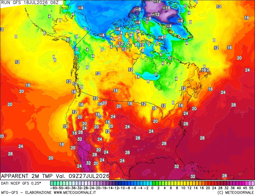 mappa Temp percepita