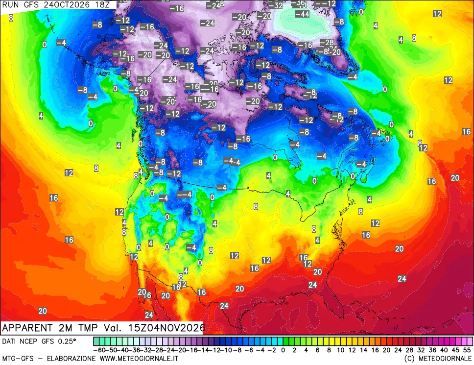 mappa Temp percepita