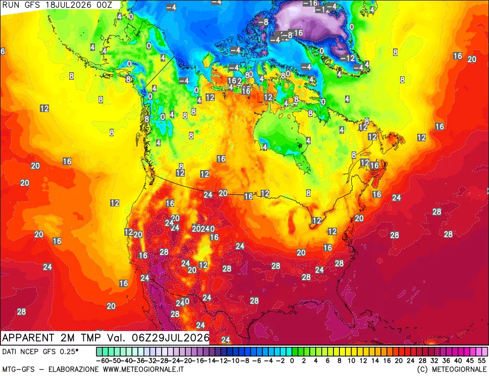 mappa Temp percepita