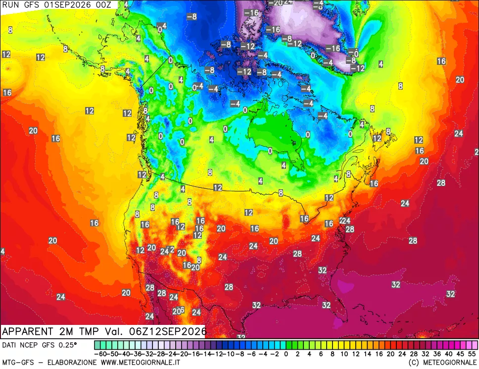 mappa Temp percepita