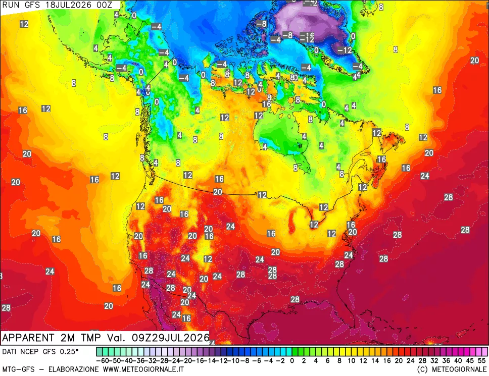 mappa Temp percepita