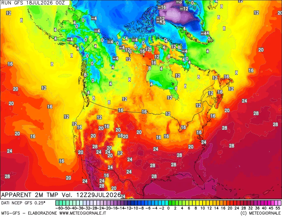 mappa Temp percepita