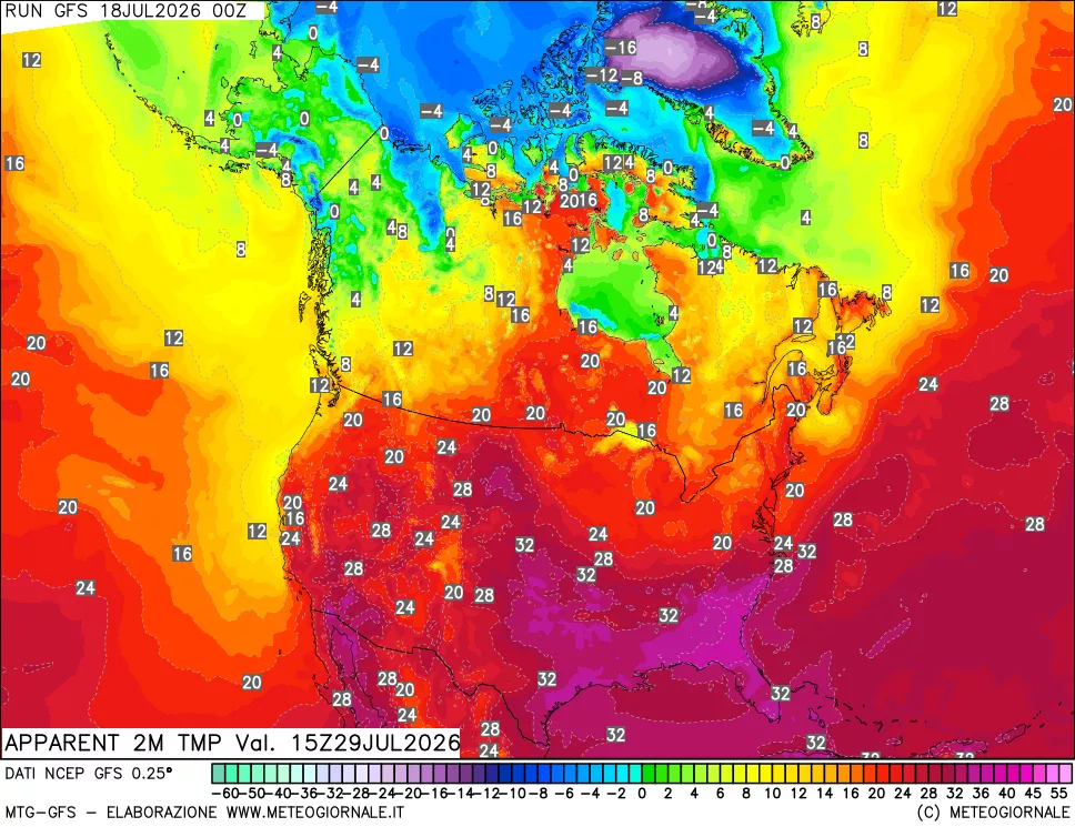 mappa Temp percepita