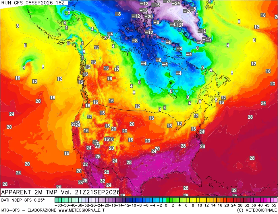 mappa Temp percepita