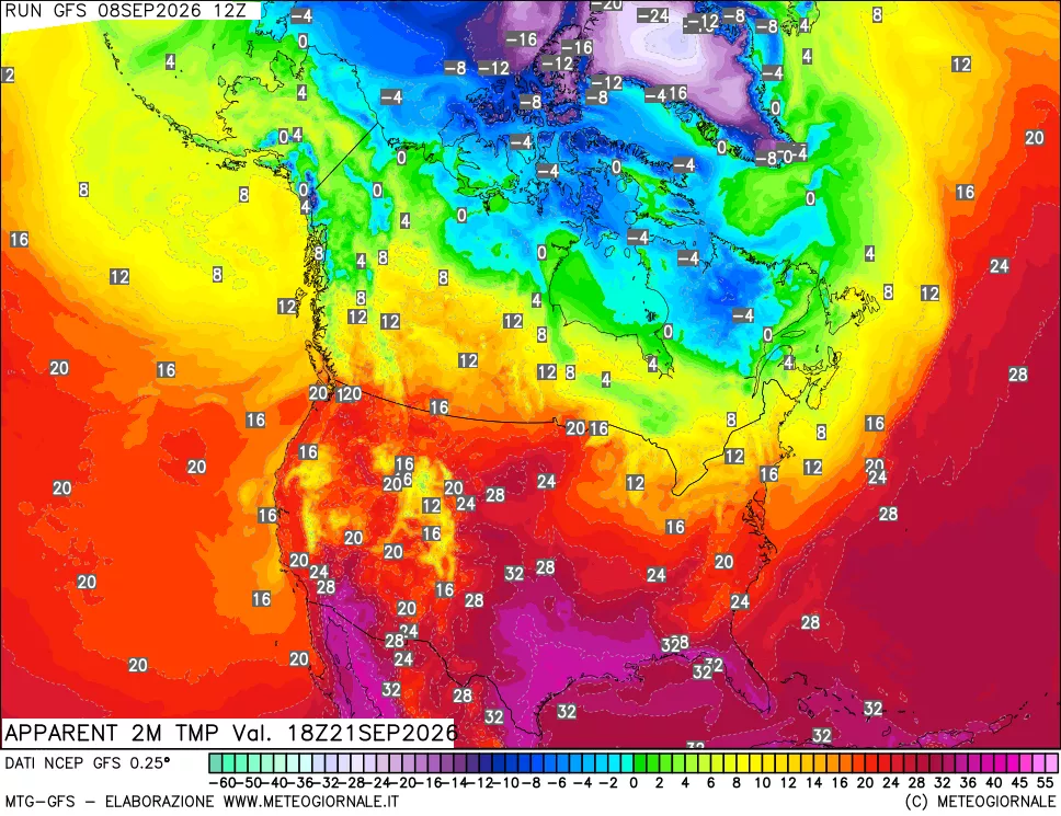 mappa Temp percepita
