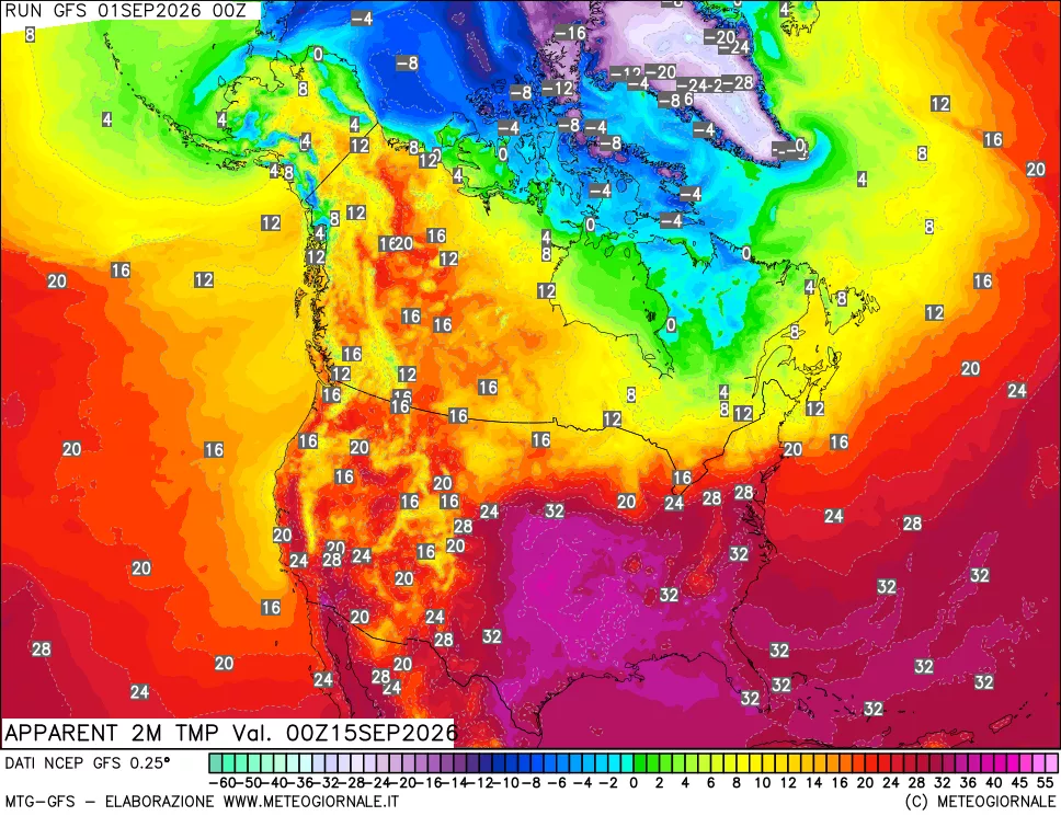 mappa Temp percepita