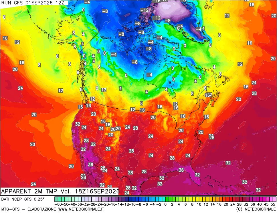 mappa Temp percepita