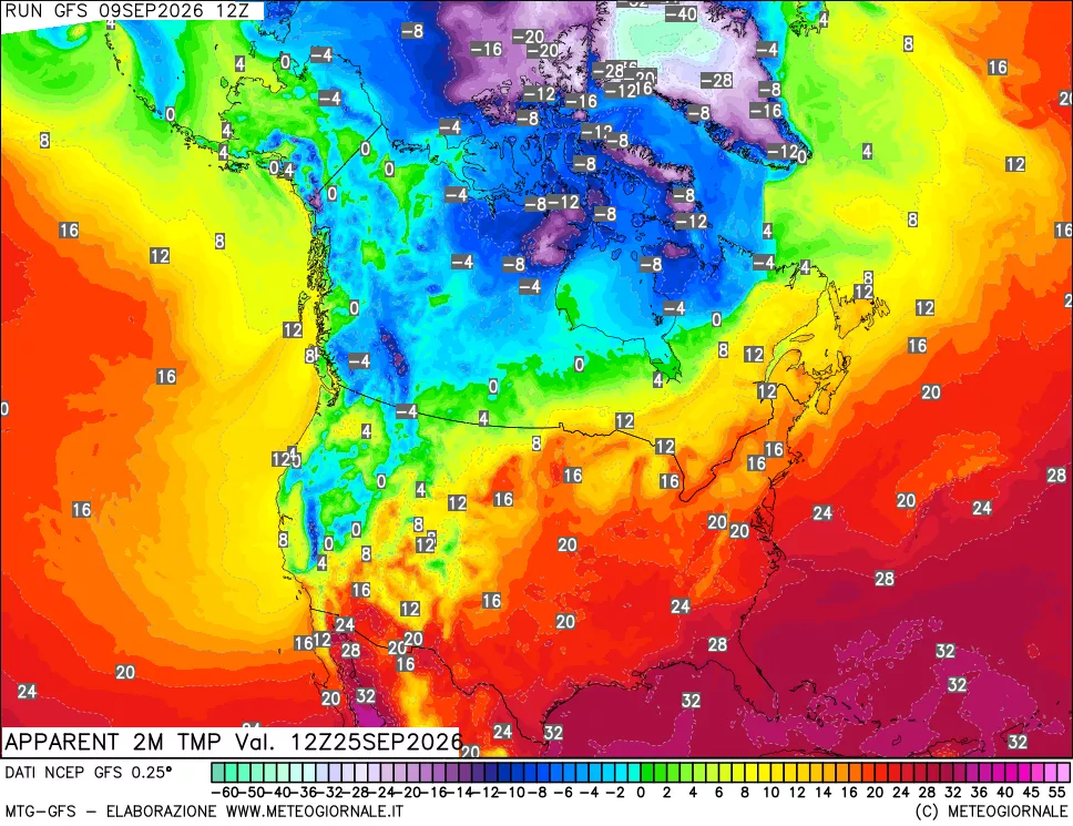 mappa Temp percepita