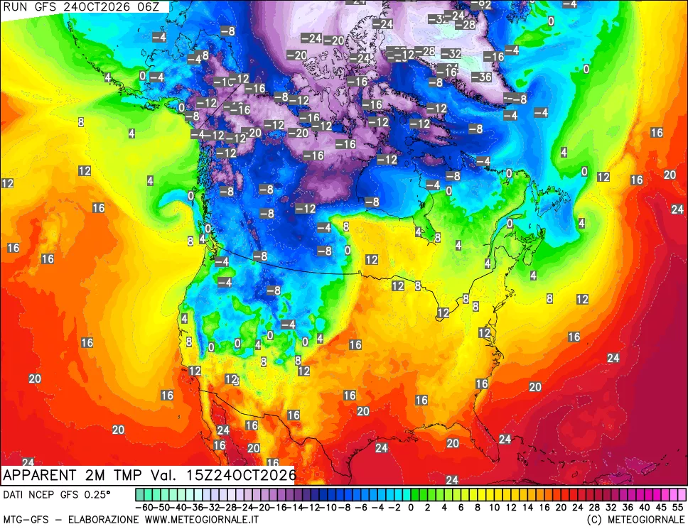 mappa Temp percepita