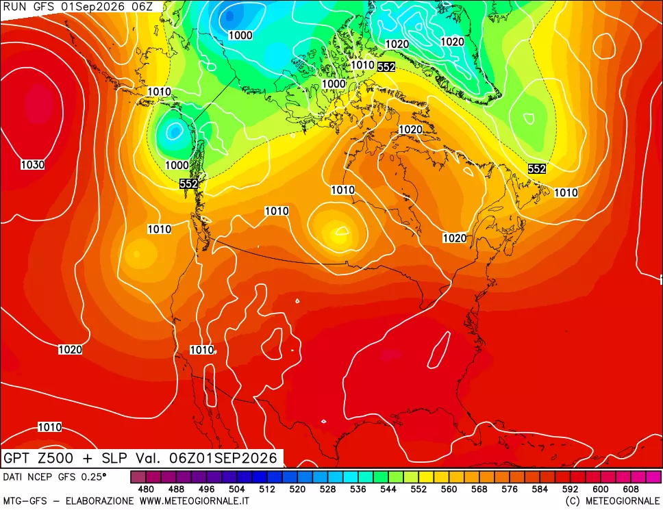 mappa 500 hPa GPT + Press SLM