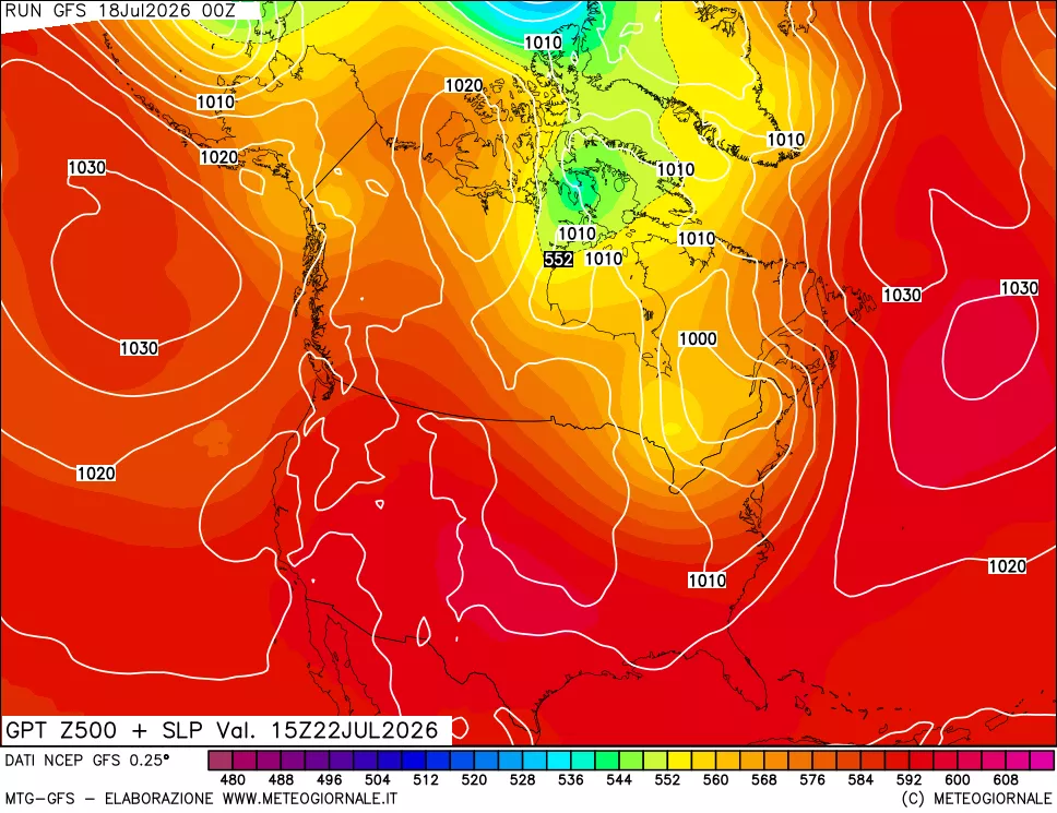 mappa 500 hPa GPT + Press SLM