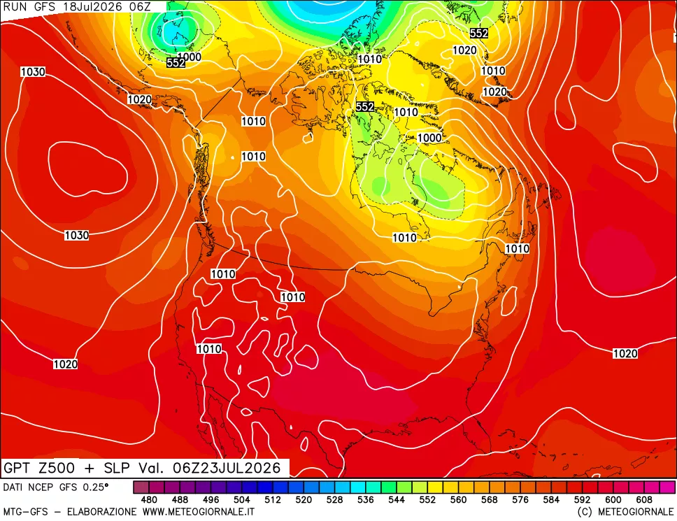mappa 500 hPa GPT + Press SLM