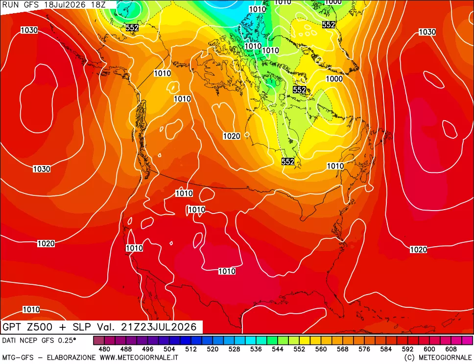 mappa 500 hPa GPT + Press SLM