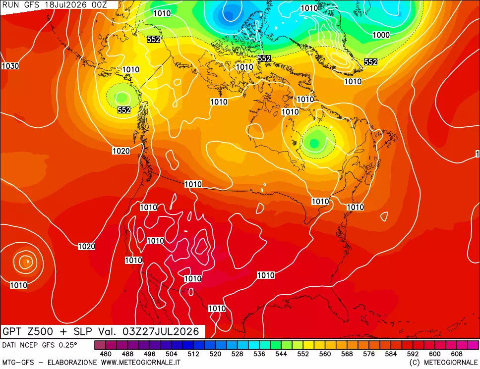 mappa 500 hPa GPT + Press SLM