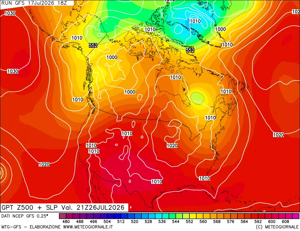 mappa 500 hPa GPT + Press SLM