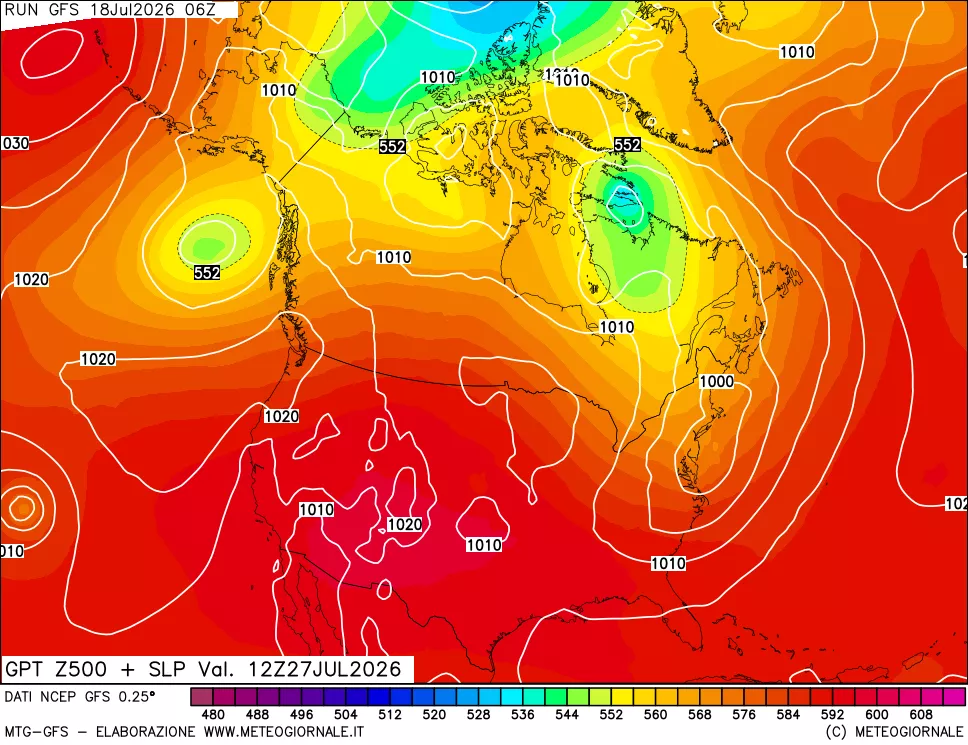 mappa 500 hPa GPT + Press SLM