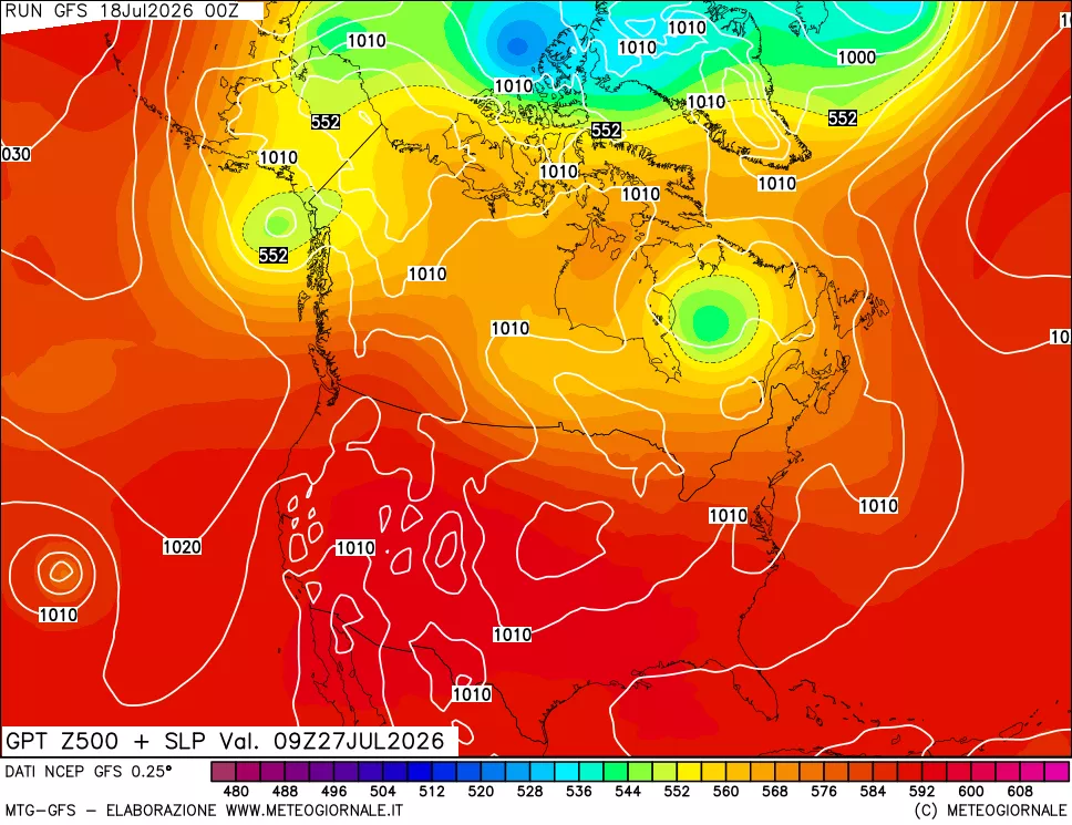 mappa 500 hPa GPT + Press SLM