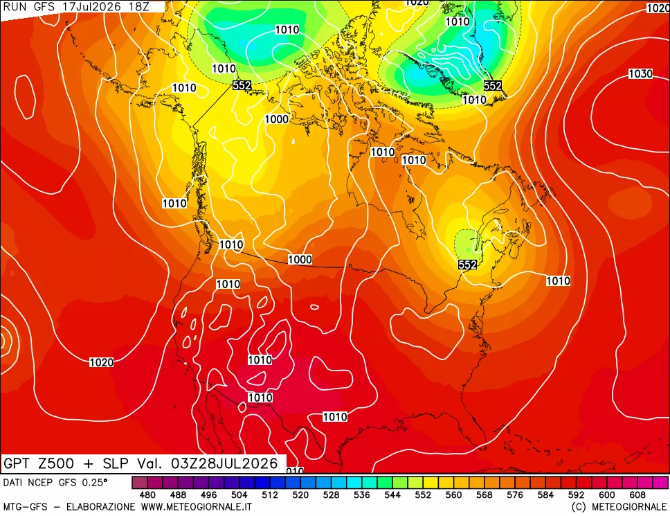 mappa 500 hPa GPT + Press SLM