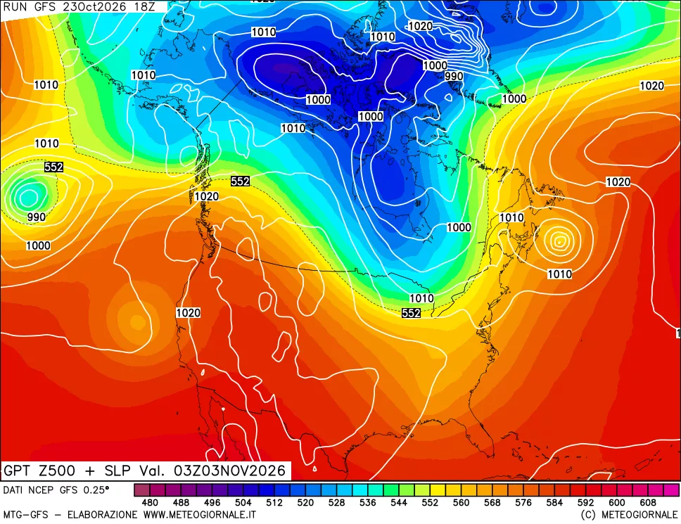mappa 500 hPa GPT + Press SLM