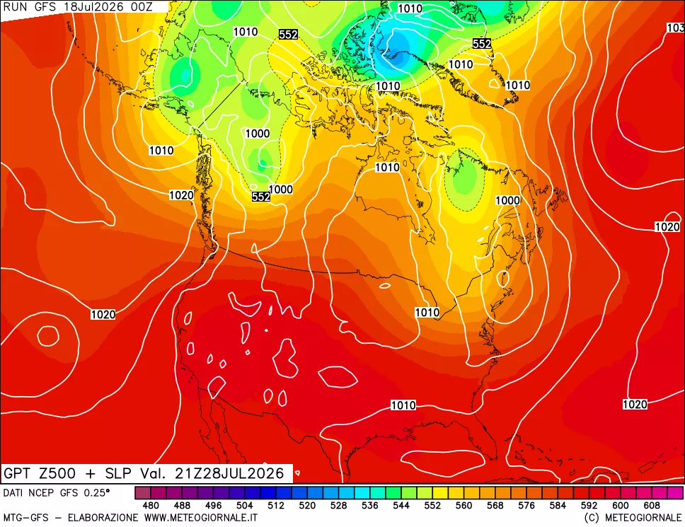 mappa 500 hPa GPT + Press SLM