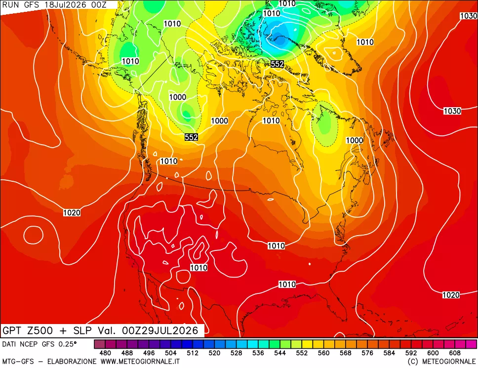 mappa 500 hPa GPT + Press SLM