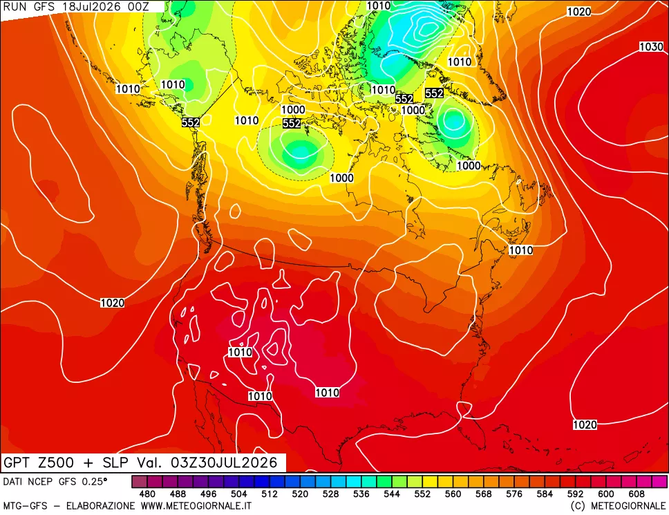mappa 500 hPa GPT + Press SLM