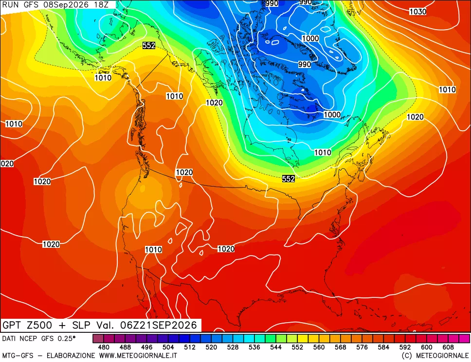 mappa 500 hPa GPT + Press SLM