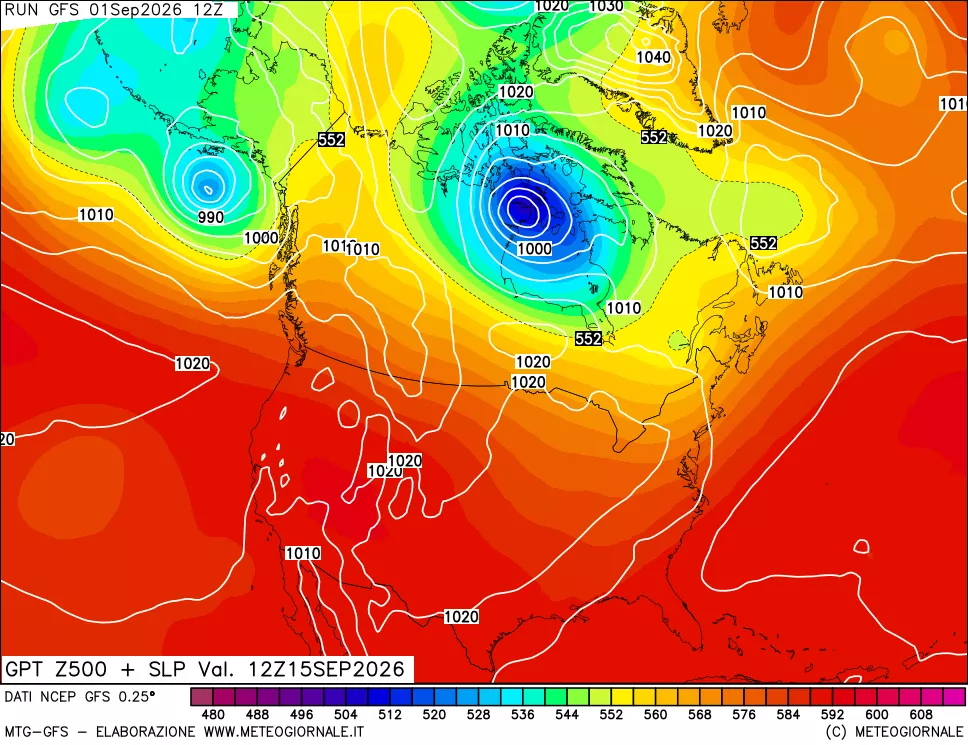 mappa 500 hPa GPT + Press SLM