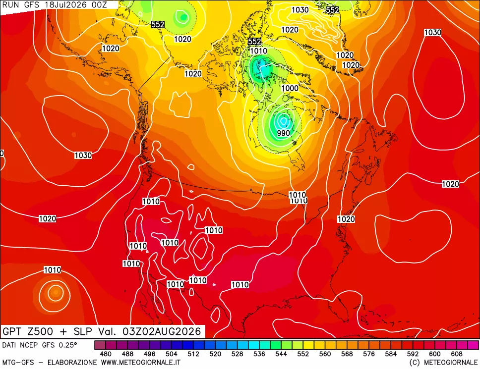 mappa 500 hPa GPT + Press SLM