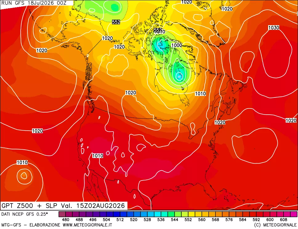 mappa 500 hPa GPT + Press SLM