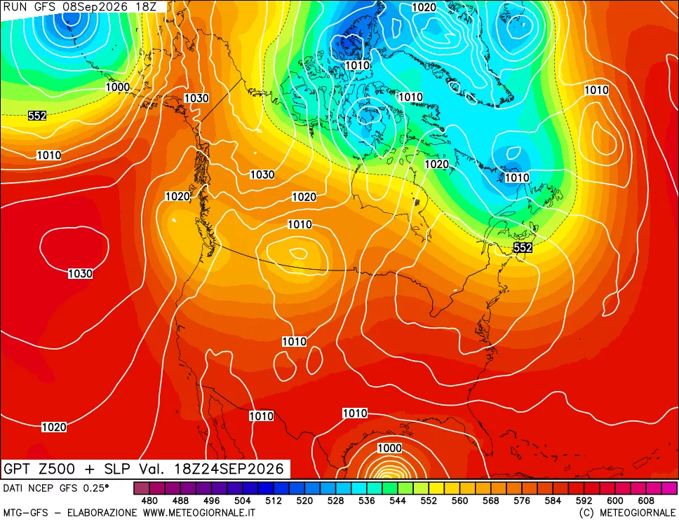 mappa 500 hPa GPT + Press SLM