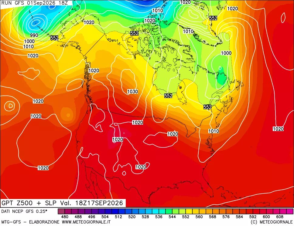 mappa 500 hPa GPT + Press SLM
