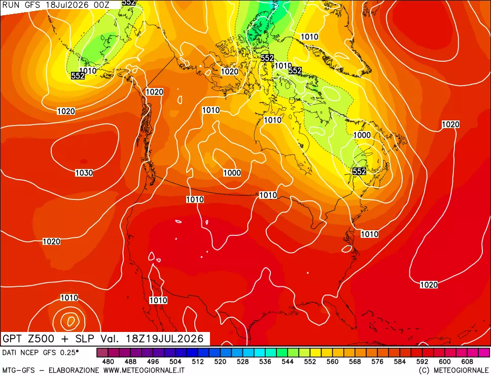 mappa 500 hPa GPT + Press SLM