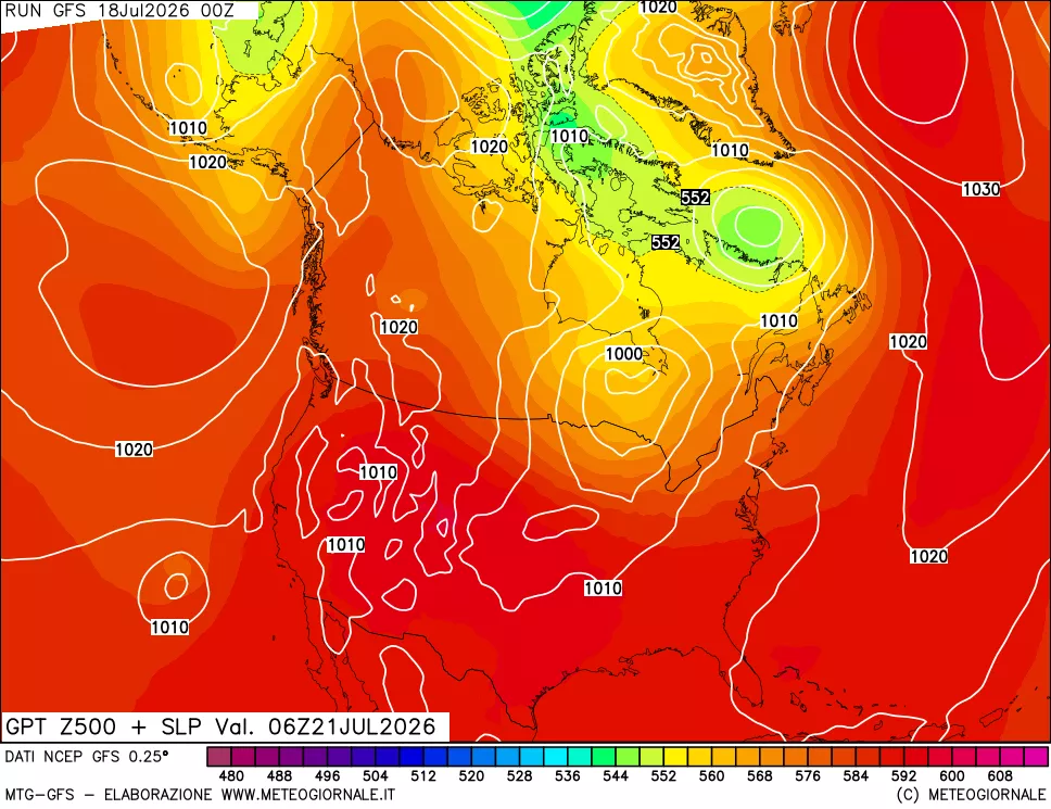 mappa 500 hPa GPT + Press SLM