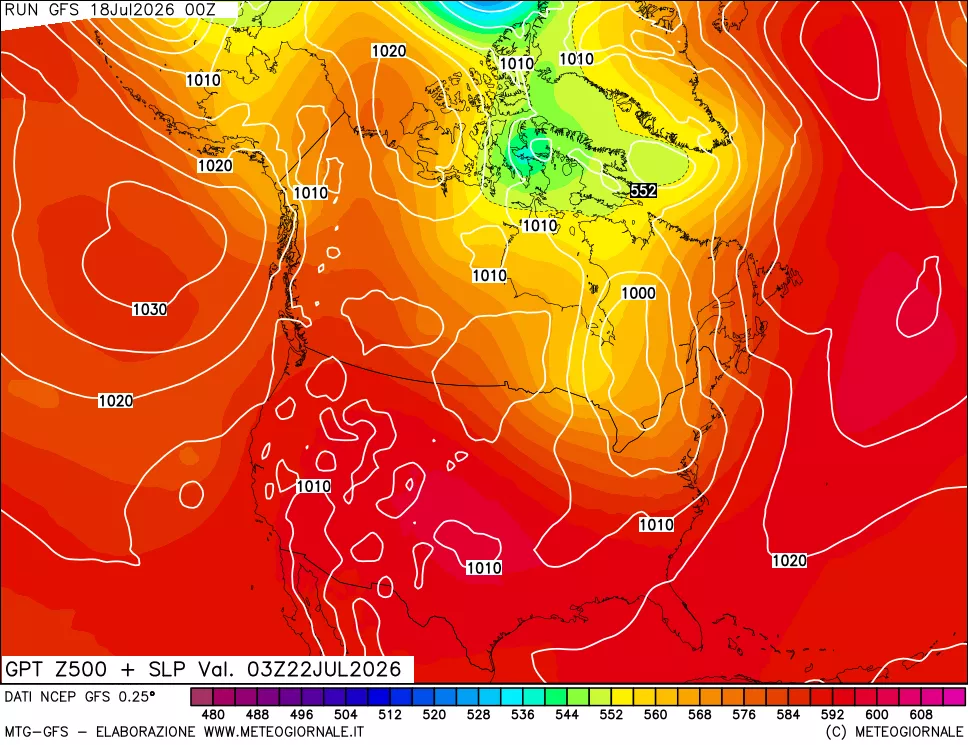 mappa 500 hPa GPT + Press SLM