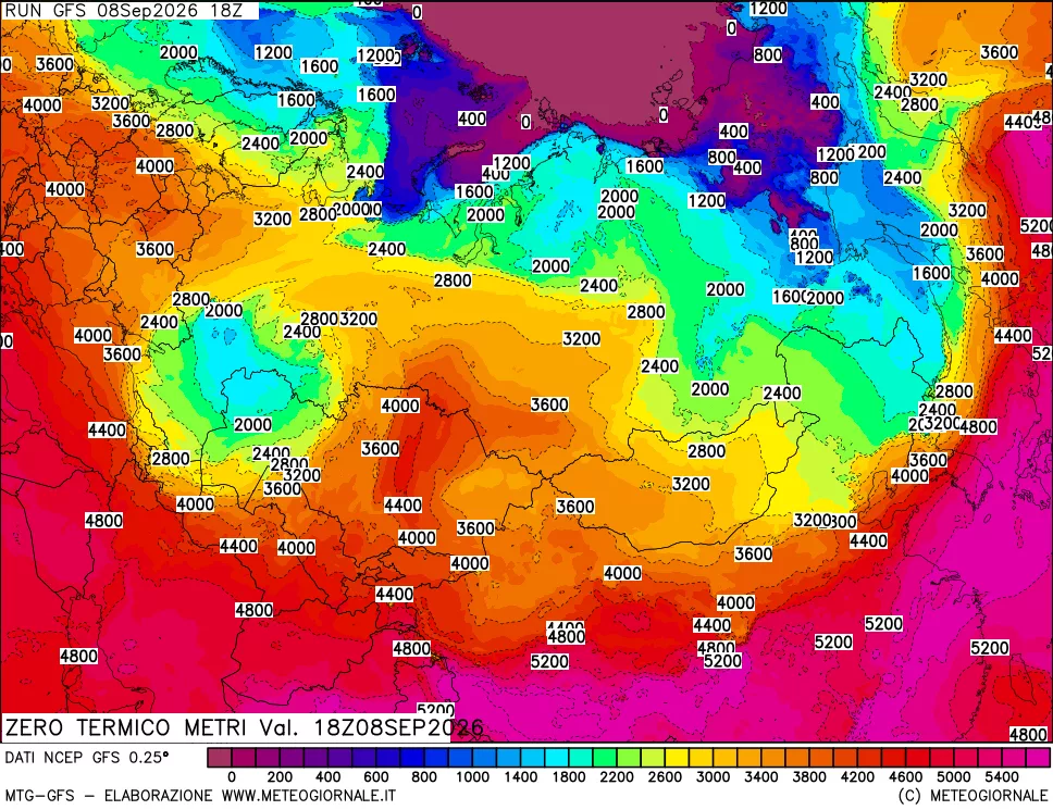 mappa Quota Zero Termico